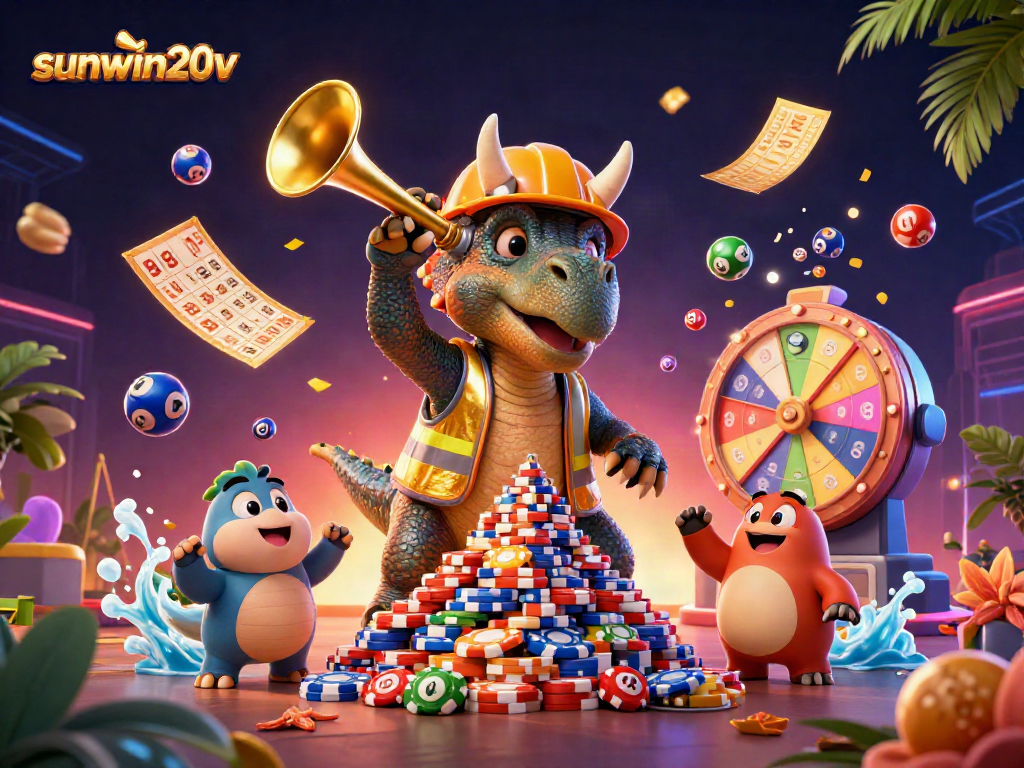 Engage with sunwin20v by enjoying vibrant casino games and dynamic jackpots amidst colorful lottery elements.