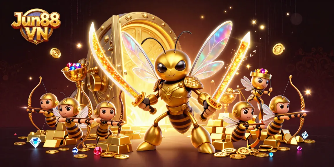 Engage in thrilling winning strategies with Jun88 VN, showcasing a vibrant 3D casino scene.