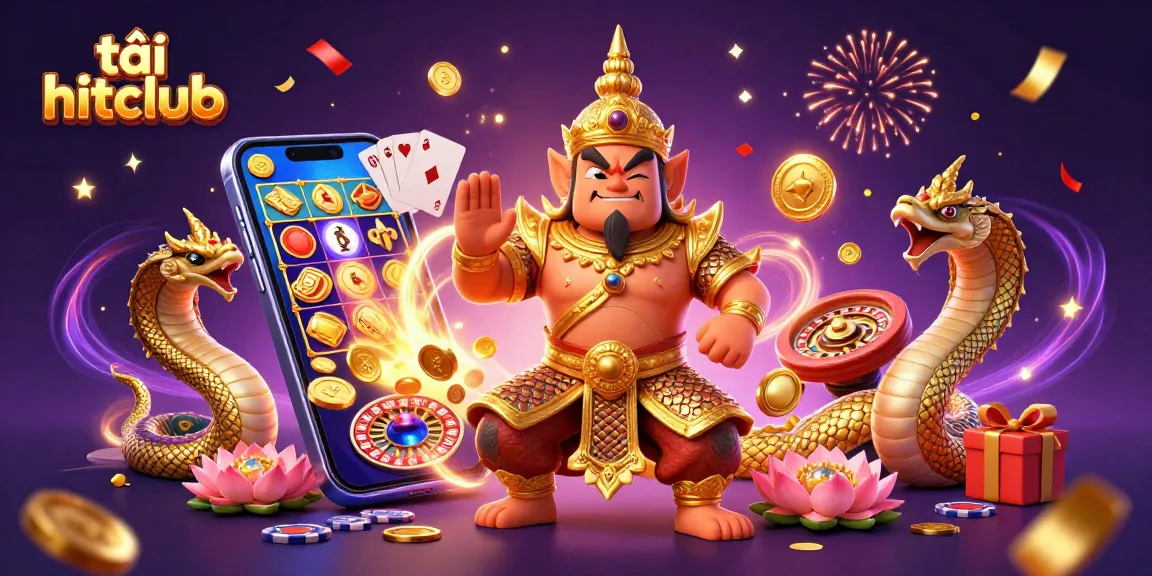 Win big with tải hitclub as the friendly yaksha guardian welcomes you to exciting slot games.